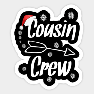 Cousin Crew Pajamas Christmas gift T-Shirt Sticker